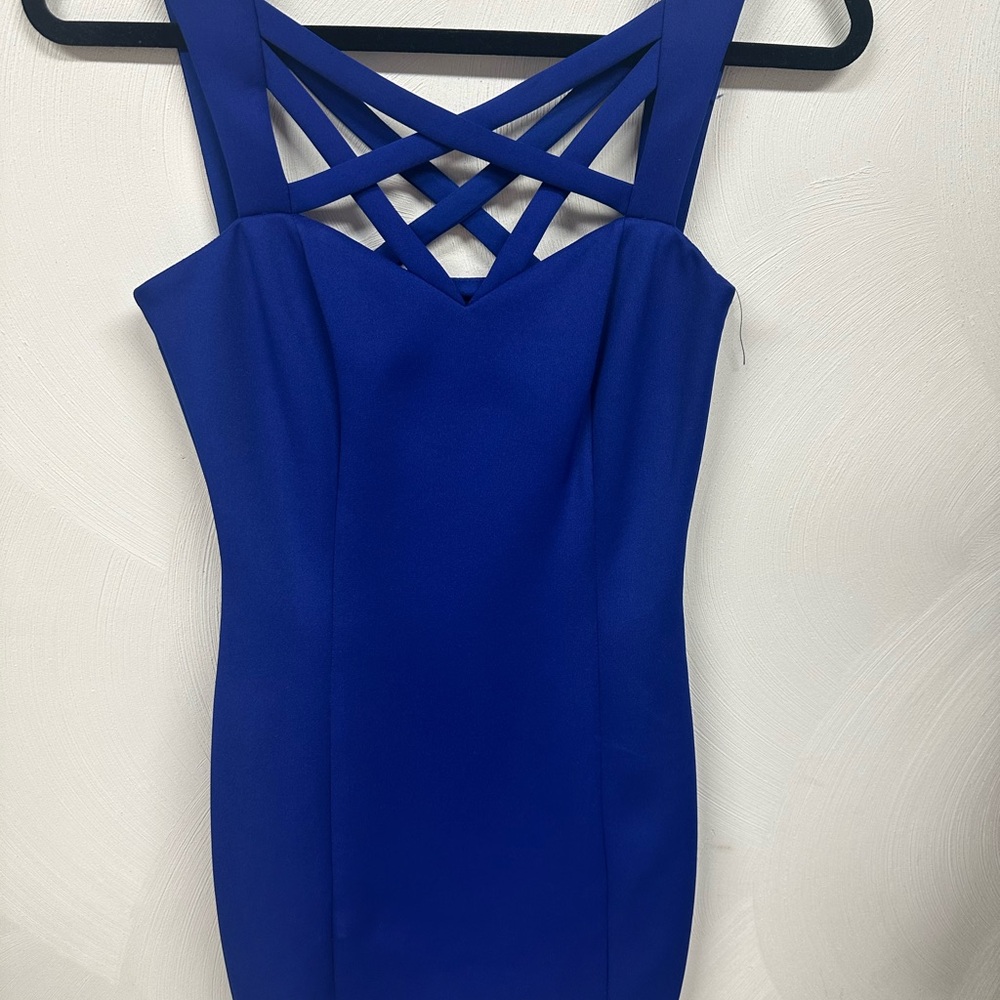 Guess Royal Blue Strapy Dress